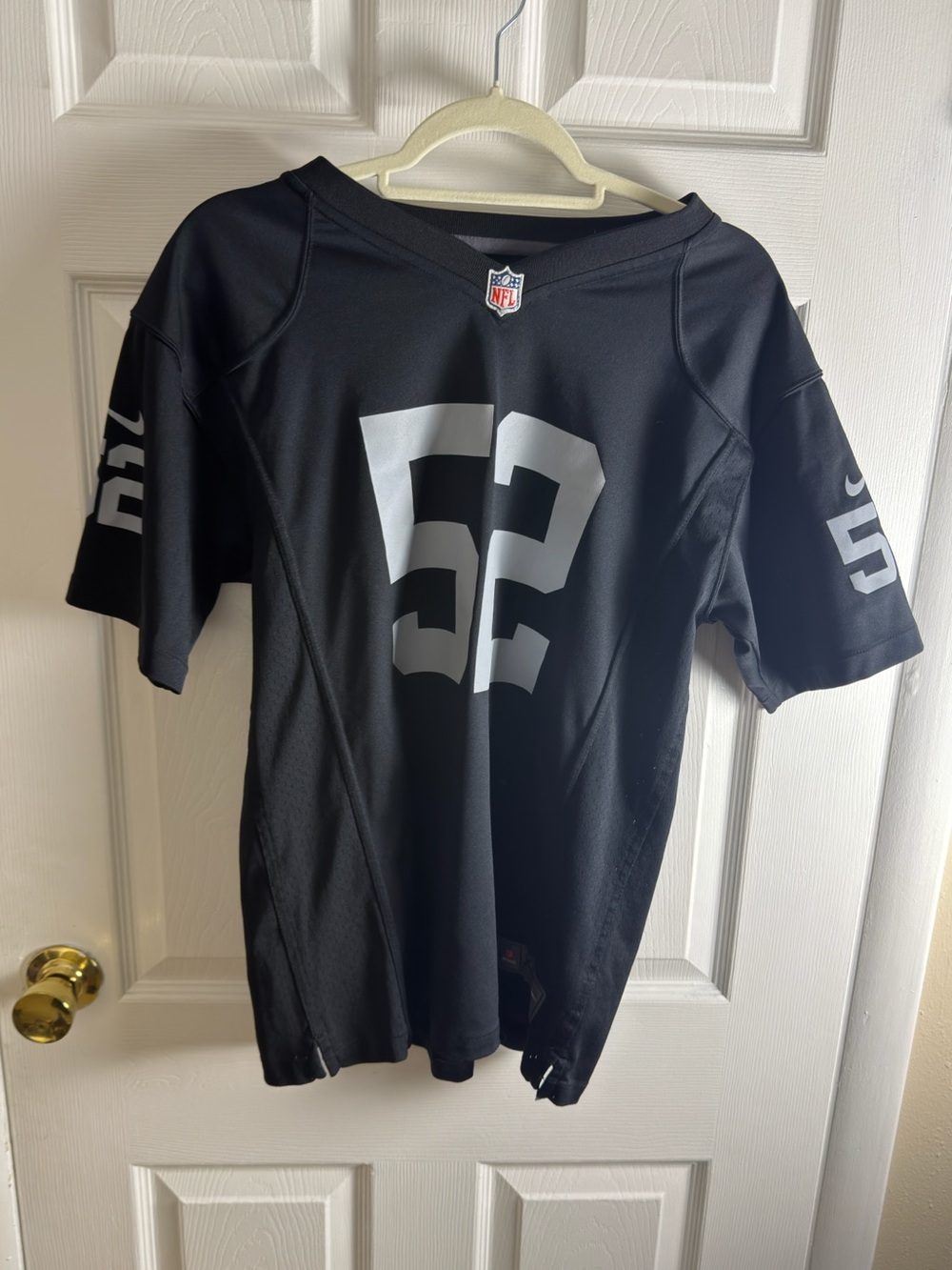 Nike Men’s Raiders Black NFL Khalil Mack Team Jersey - Athletic Short Sleeve XL